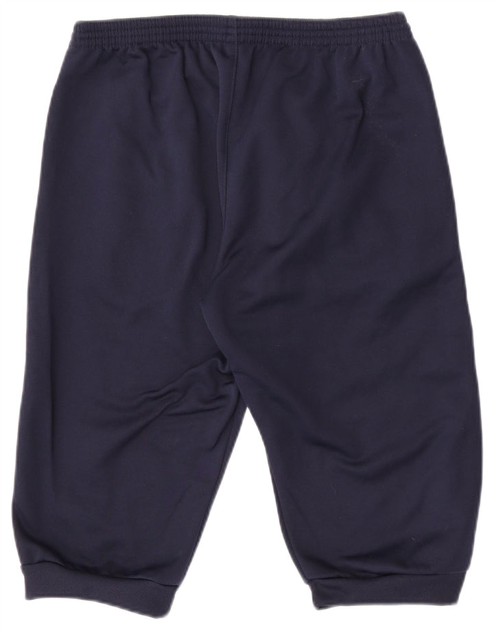 Errea Dame Sports Shorts UK 14 Large Navy Blue Polyester