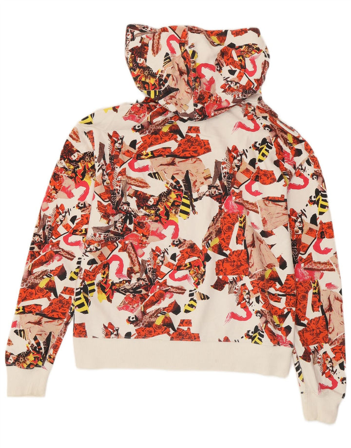 CONVERSE hættetrøje med abstrakt mønster til kvinder UK 10 Lille flerfarvet