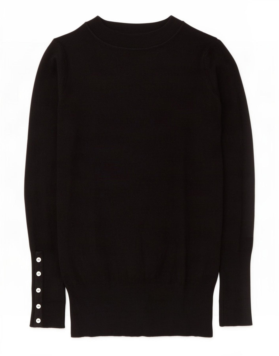Zara Dame Turtle Neck Jumper Sweater UK 8 Small Black Rayon