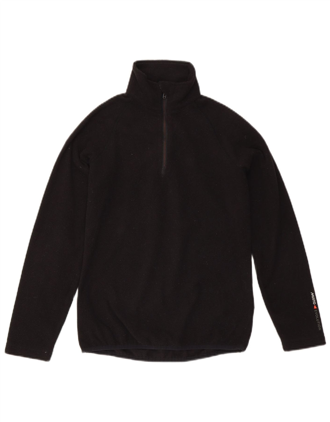 MUSTO Fleece Jumper med lynlås til kvinder UK 8 Lille sort polyester