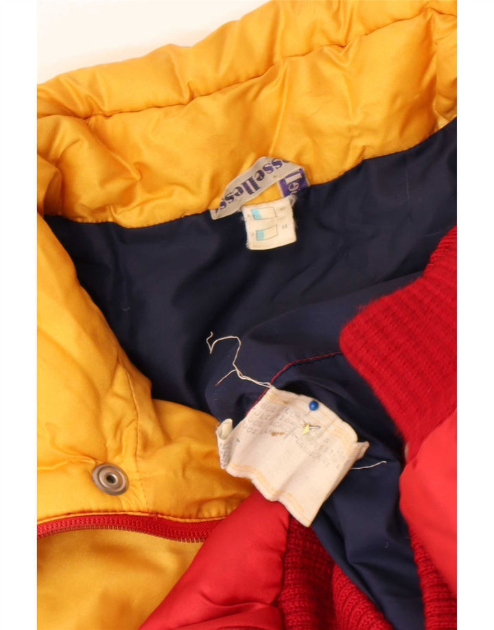 Ellesse Herre hættepolstret jakke IT 50 Stor flerfarvet Colourblock