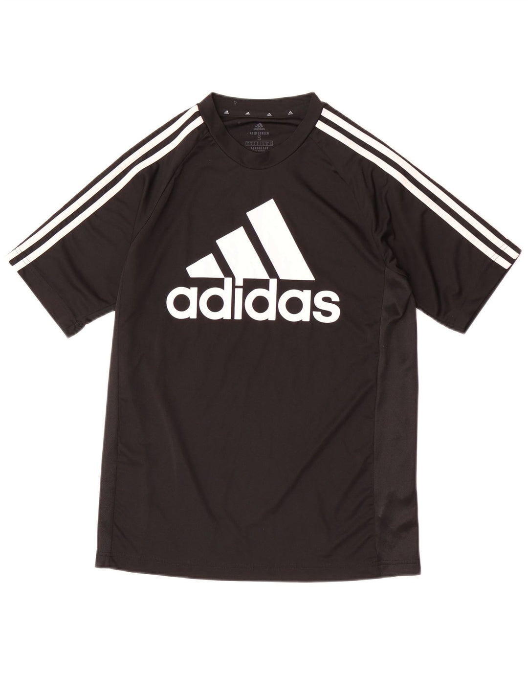 Adidas Herre Aeroready Grafisk T-Shirt Top Lille Sort Polyester