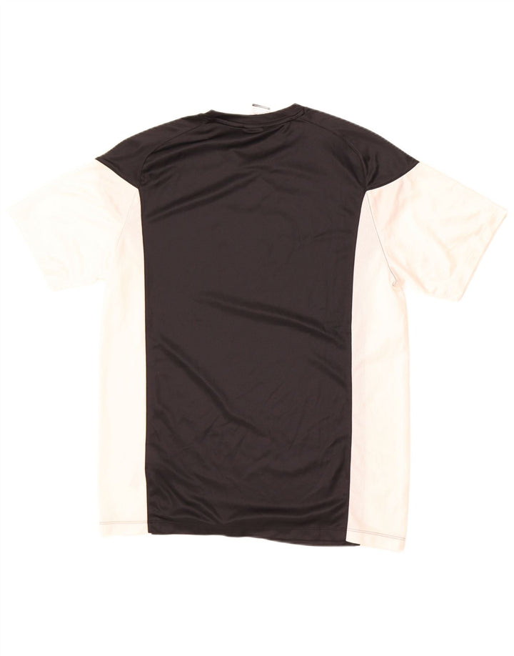 Nike Herre Dri Fit grafisk T-shirt Top Stor sort Colourblock Polyester