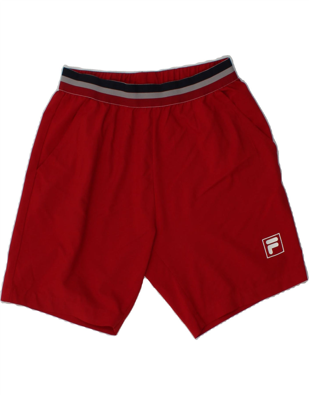 FILA Womens Sport Shorts UK 10 Small  Red Polyester Vintage Fila and Second-Hand Fila from Messina Hembry 