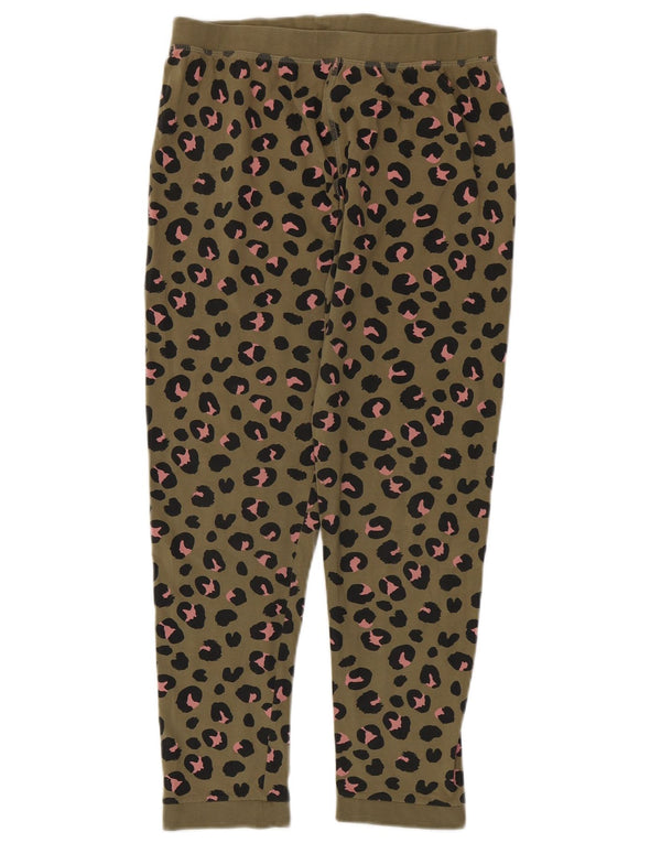 Marks & Spencer Girls Leggings 13-14 år Grønt dyreprint Bomuld
