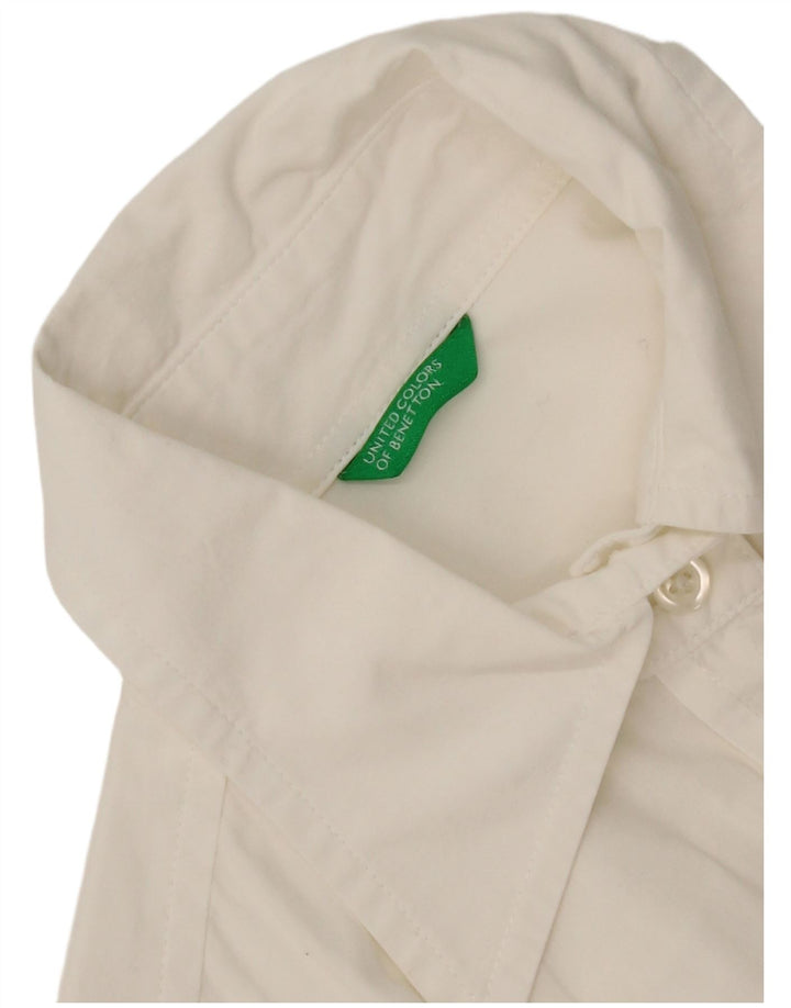 Benetton Dameskjorte UK 12 Medium White