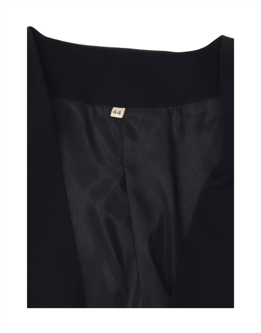 VINTAGE dobbeltradet blazerjakke til kvinder IT 44 Mellem marineblå