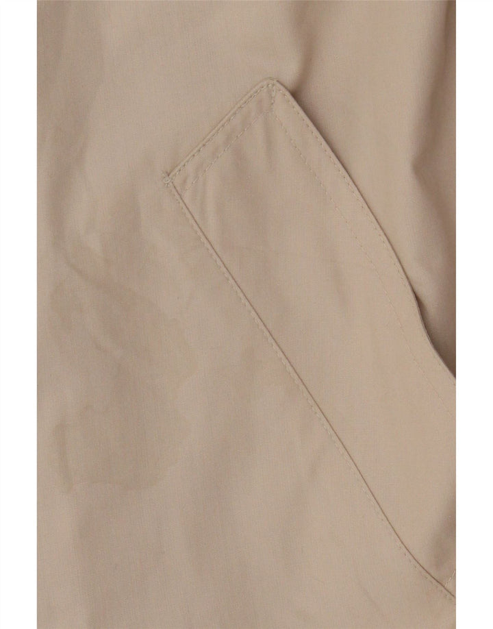 Vintage kvinders trenchcoat UK 16 stor beige polyester