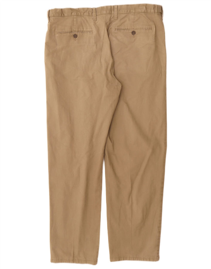 Marks & Spencer Herre Regular Fit Chinobukser W38 L31 Beige Bomuld
