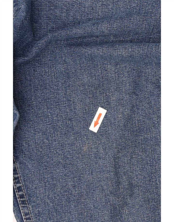Lee Dame Cargo Straight Jeans W32 L30 Blue Floral Bomuld