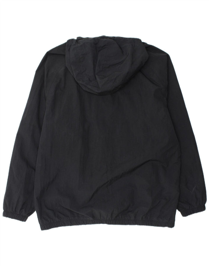 NIKE hættetrøje til mænd, regnjakke UK 42 XL sort nylon