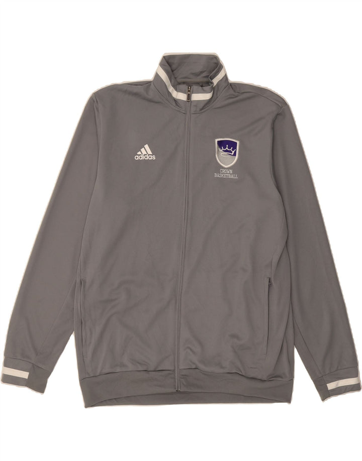 ADIDAS Mens Climacool Tracksuit Top Jacket XL Grey Polyester Vintage Adidas and Second-Hand Adidas from Messina Hembry 