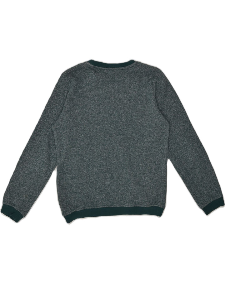 JACK & JONES Mens Graphic Sweatshirt Jumper Medium Green Cotton | Vintage Jack & Jones | Thrift | Second-Hand Jack & Jones | Used Clothing | Messina Hembry 