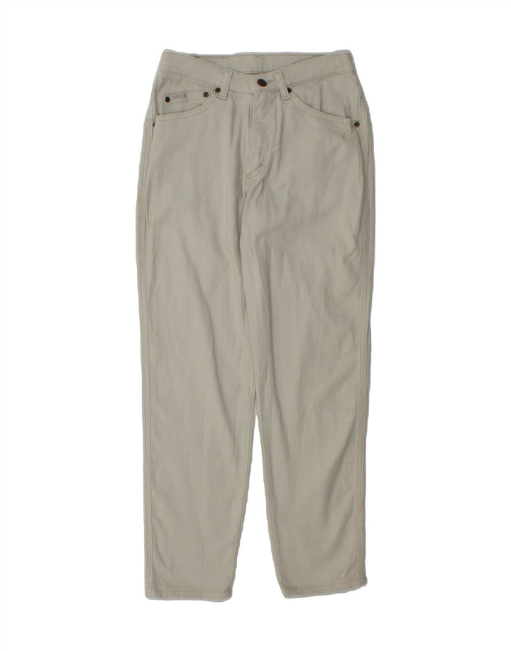 LEE Womens Straight Jeans W26 L27 White Vintage Lee and Second-Hand Lee from Messina Hembry 