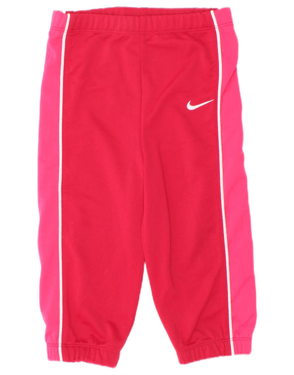 Nike Baby Girls Joggers træningsbukser 18-24 måneder Pink Colourblock