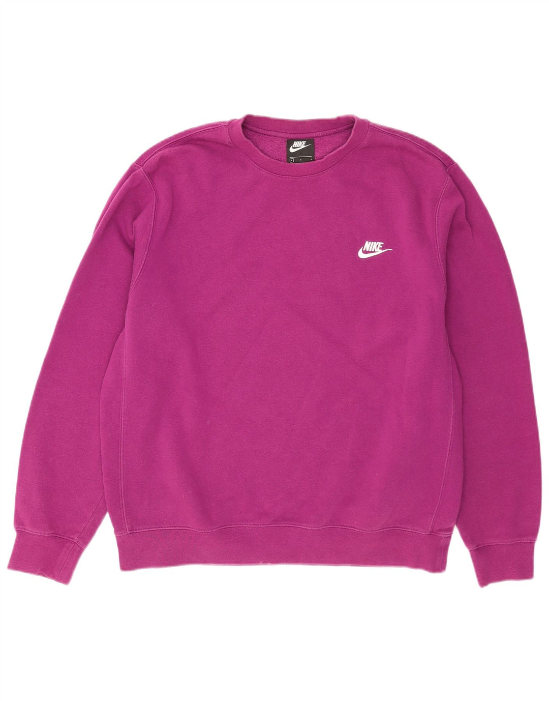 Nike Sweatshirt Jumper til mænd Large Pink Bomuld