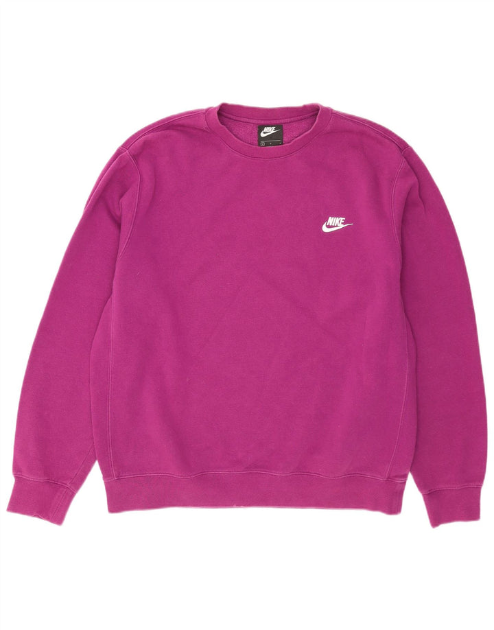 Nike Sweatshirt Jumper til mænd Large Pink Bomuld