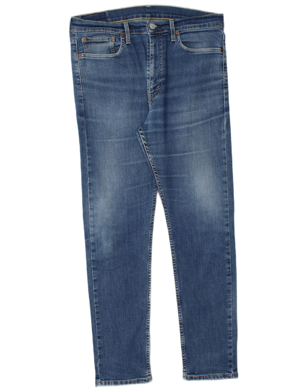 LEVI'S Herre 510 Skinny Jeans W34 L30 Blå Bomuld
