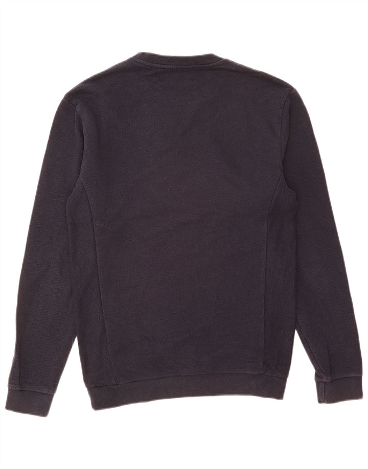 Zara Sweatshirt til mænd, lille marineblå bomuld