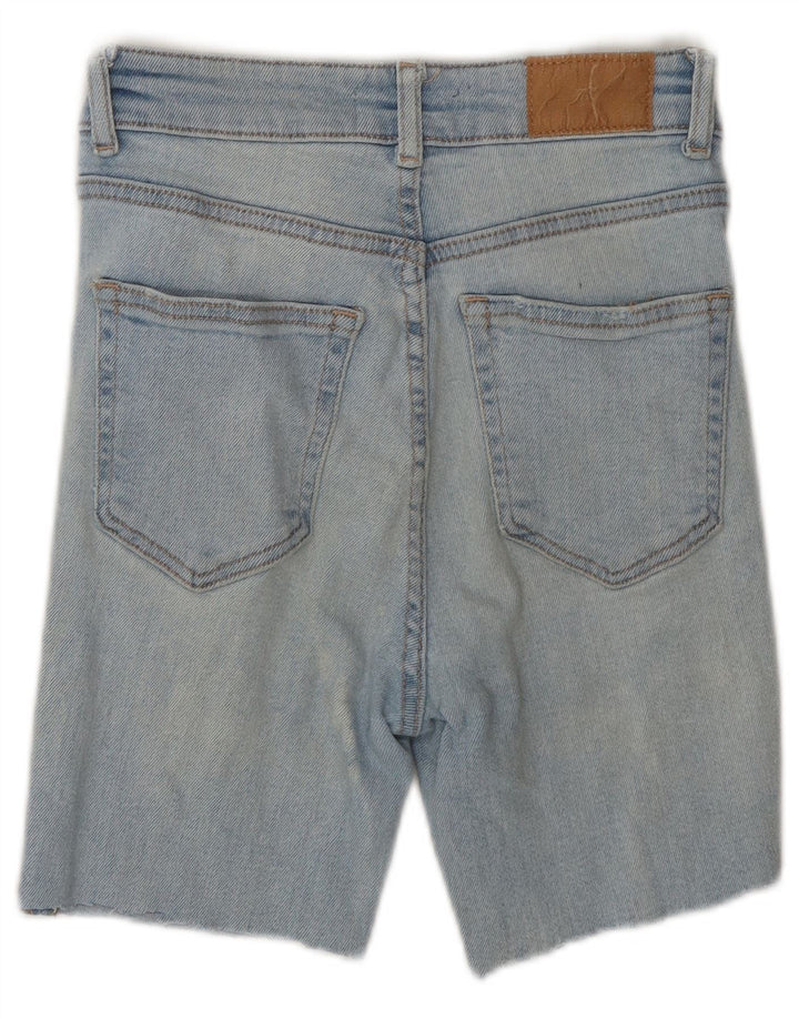 Zara denimshorts til kvinder EU 36 XS W26 Blå