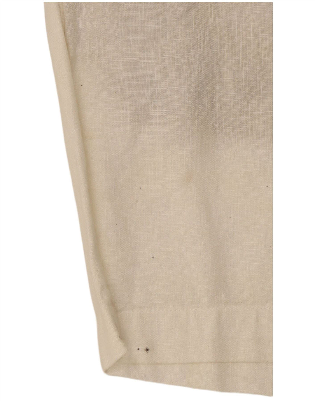 Zara Chino Shorts til kvinder Small W30 Hvid hør