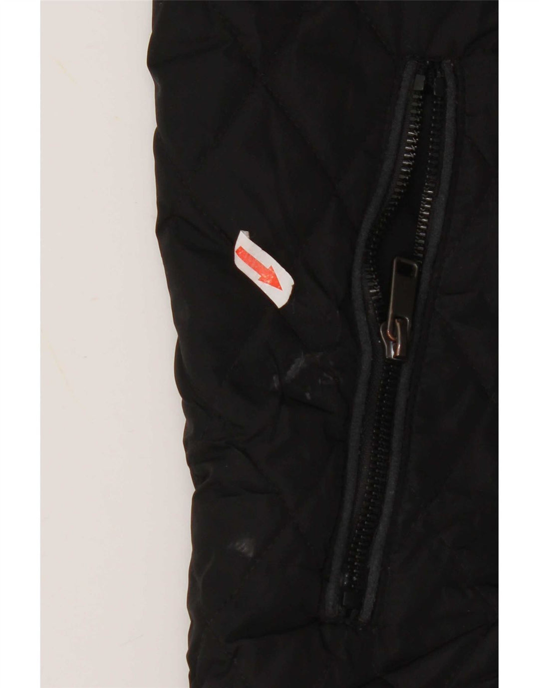 Zara Herre Quiltet Gilet UK 42 XL Sort