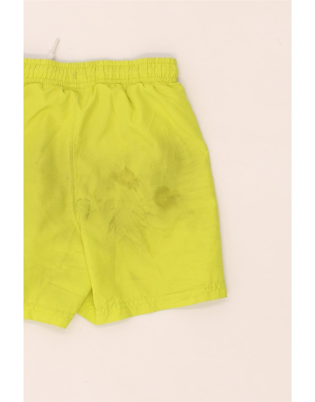 CHAMPION Boys Sport Shorts 7-8 Years Small Yellow Vintage Champion and Second-Hand Champion from Messina Hembry 
