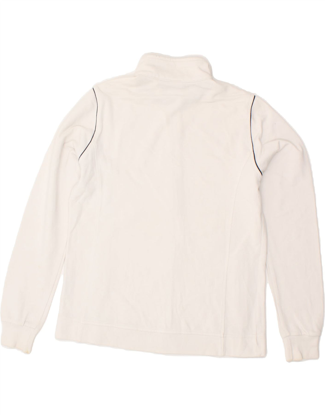 CHAMPION Womens Tracksuit Top Jacket UK 14 Medium White Cotton Vintage Champion and Second-Hand Champion from Messina Hembry 