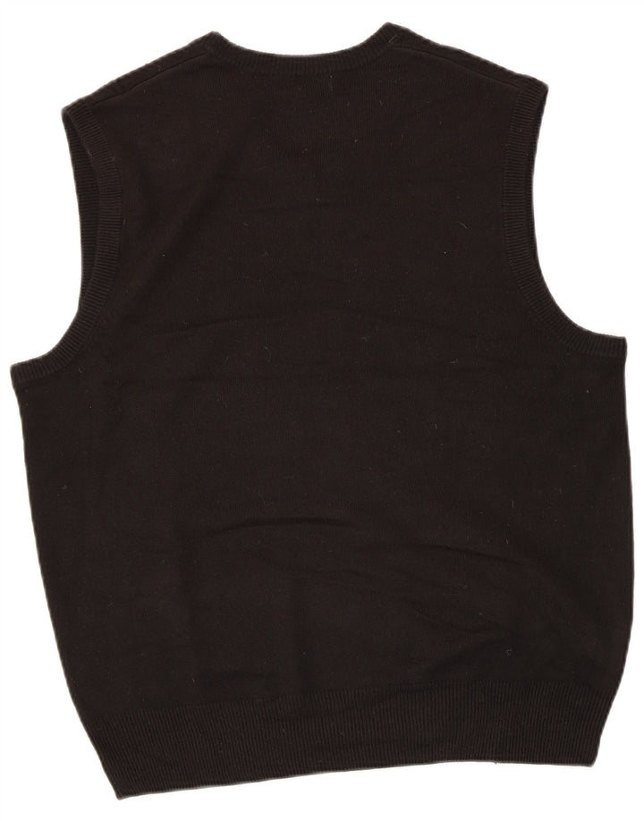 Dockers Herrevest Tank Top Medium Sort Argyle/Diamond Akryl