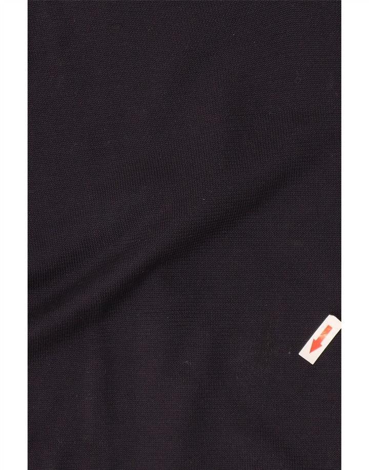 Dkny Herre V-hals sweater XL Marineblå Silke