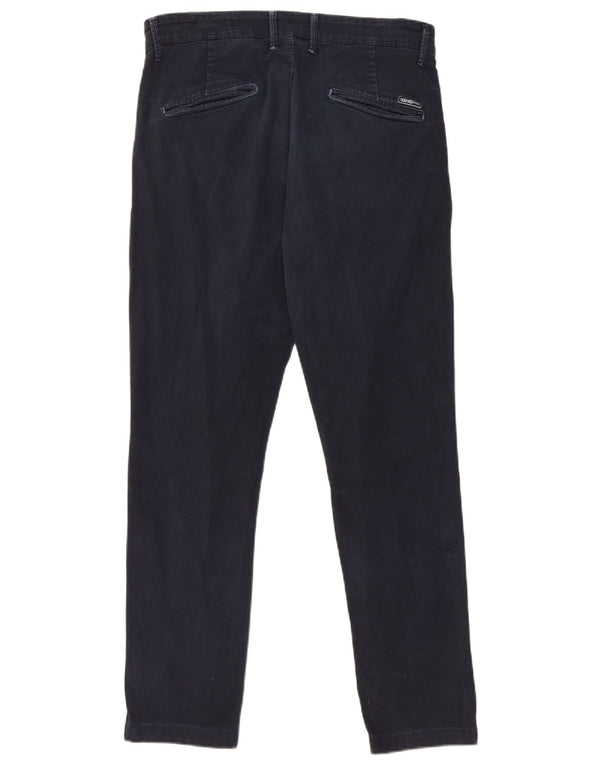 Liu Jo Herre Slim Fit Corduroy Bukser W32 L28 Marineblå