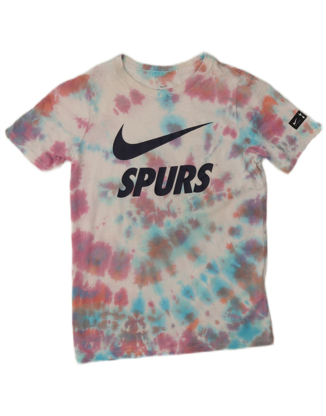 Nike drenge Dri Fit grafisk T-shirt top 8-9 år Lille flerfarvet bindefarve