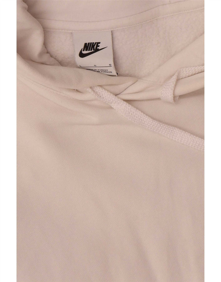 Nike grafisk hættetrøje til mænd, stor hvid bomuld