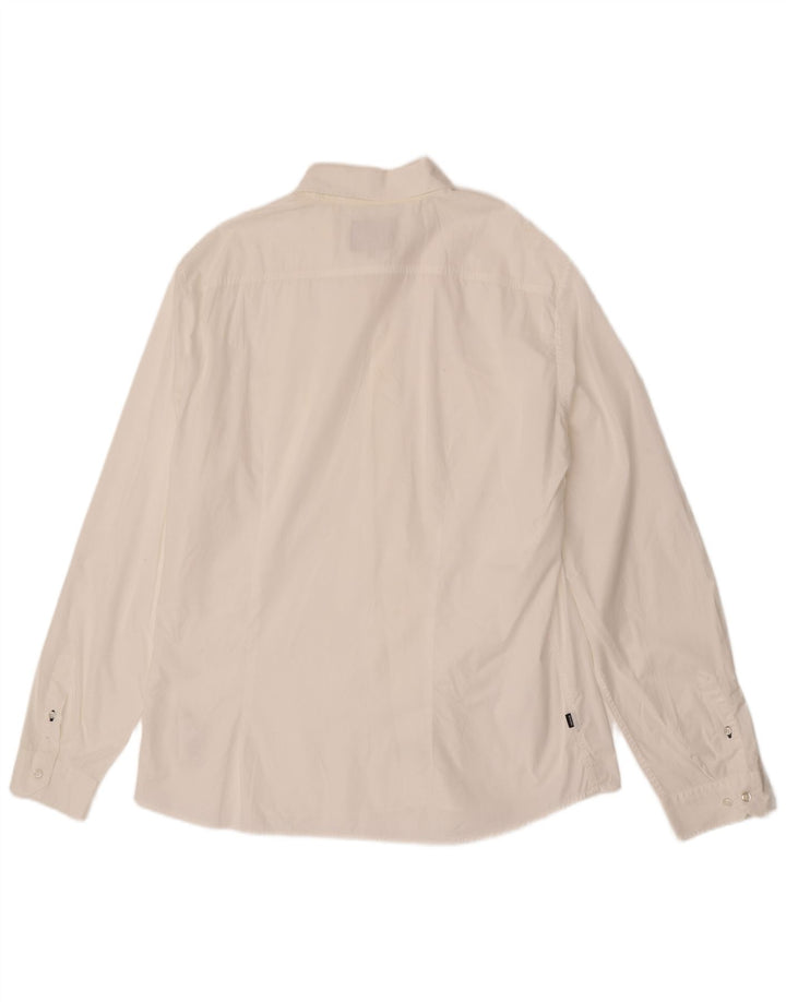 Blauer Herreskjorte 3XL Hvid Bomuld