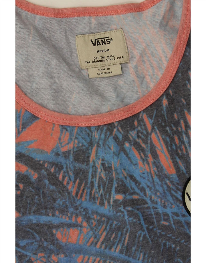 Vans Herre Grafisk Vest Top Medium Orange Polyester