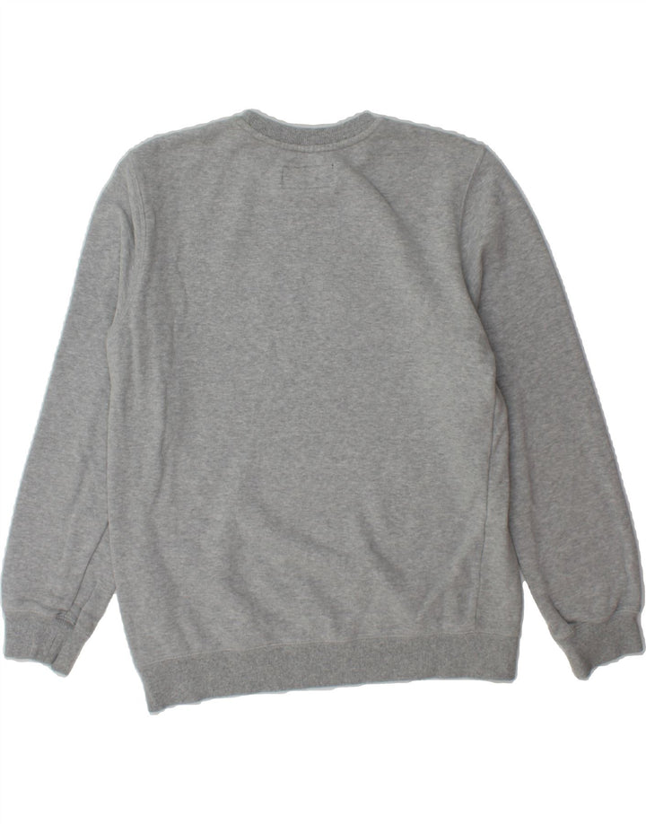 FIRETRAP Womens Graphic Sweatshirt Jumper UK 16 Large Grey Cotton Vintage Firetrap and Second-Hand Firetrap from Messina Hembry 