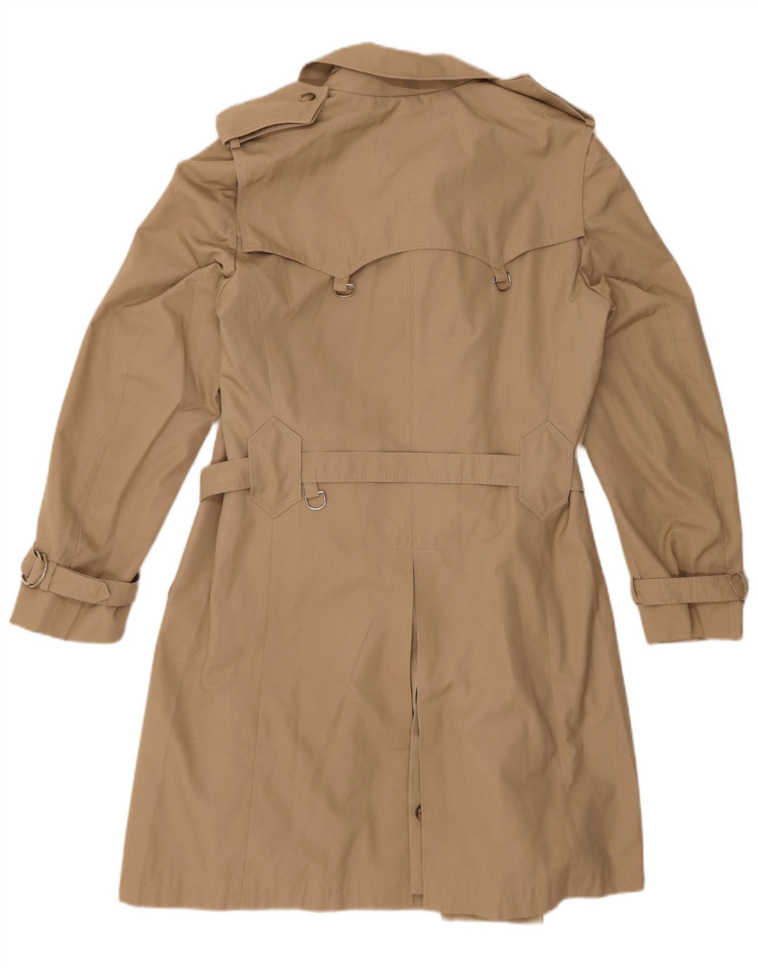 Vintage kvinders trenchcoat UK 12 Medium Beige Syntetisk
