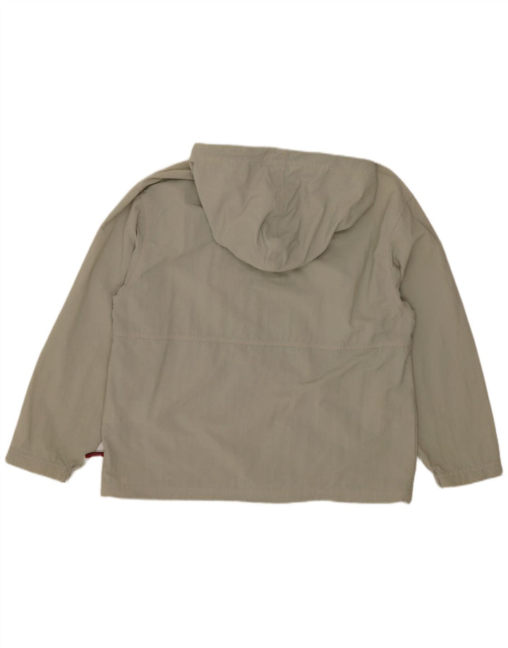 Reebok Regnjakke med hætte til kvinder UK 12 Medium Beige Nylon
