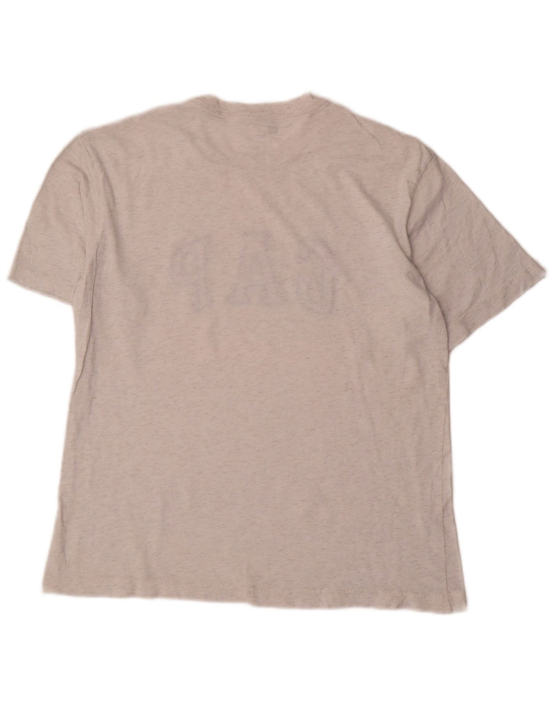 Gap Herre grafisk T-shirt Top Medium Grey Flecked Bomuld
