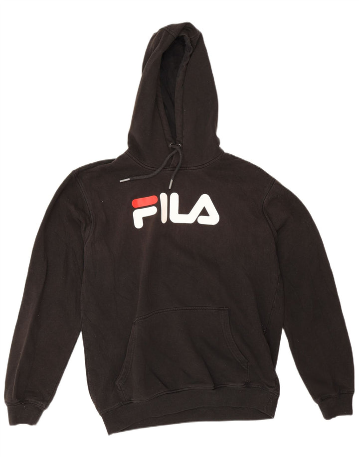 Fila Grafisk hættetrøje til mænd mellem sort bomuld
