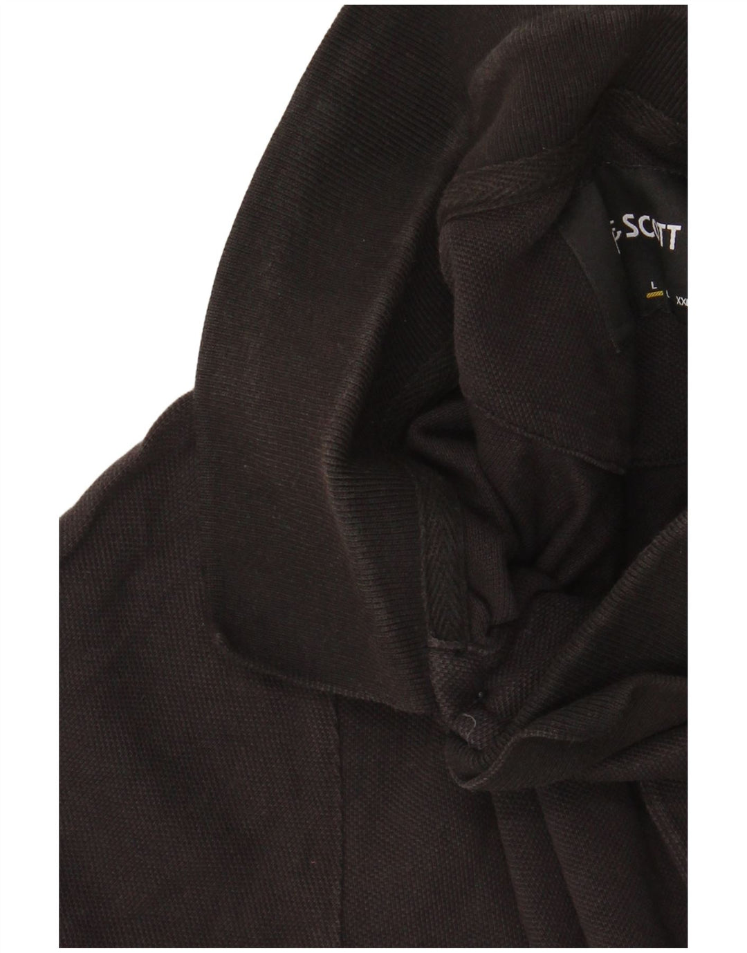 Lyle & Scott herre poloskjorte stor sort bomuld