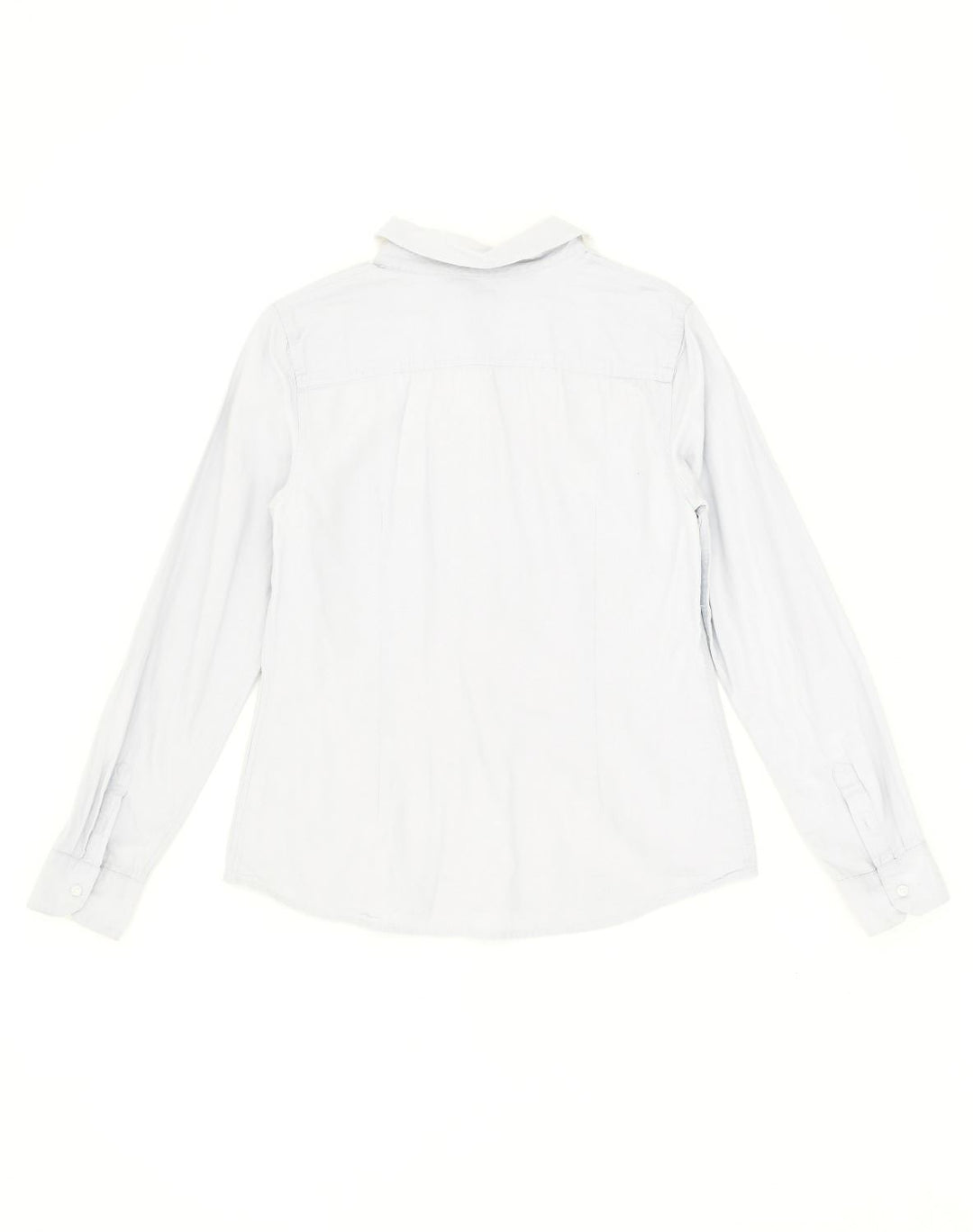 TOMMY HILFIGER Womens Shirt UK 12 Medium Grey Cotton | Vintage Tommy Hilfiger | Thrift | Second-Hand Tommy Hilfiger | Used Clothing | Messina Hembry 