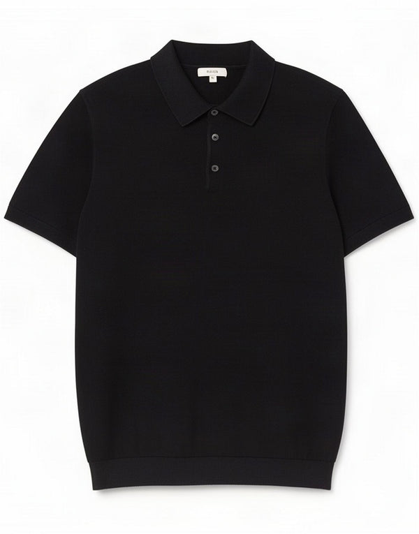 Reiss Kortærmet Polo-halstrøje til mænd Medium Navy Blue Cotton