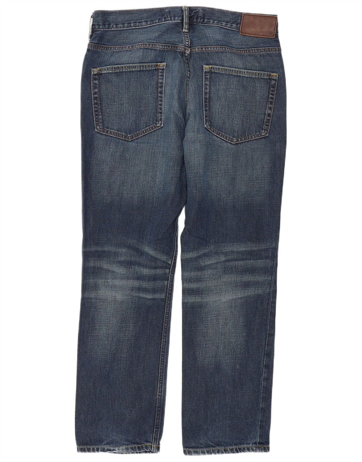 French Connection Straight Jeans til mænd W32 L30 Blå Bomuld