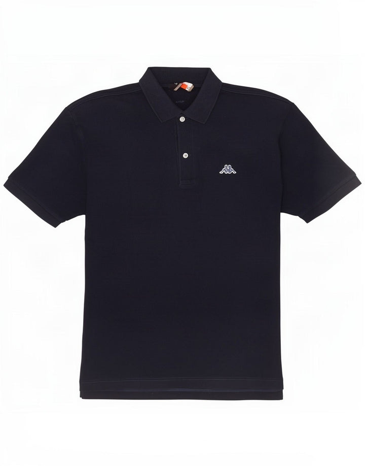 Kappa Herre Polo Shirt Large Navy Blue