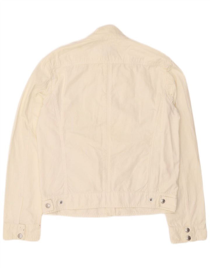 Gas Bomberjakke til kvinder UK 16 Large Off White