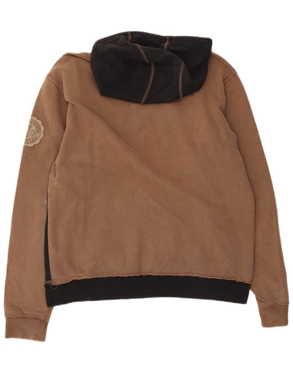 Helly Hansen Grafisk hættetrøje til mænd Large Black Colourblock Bomuld