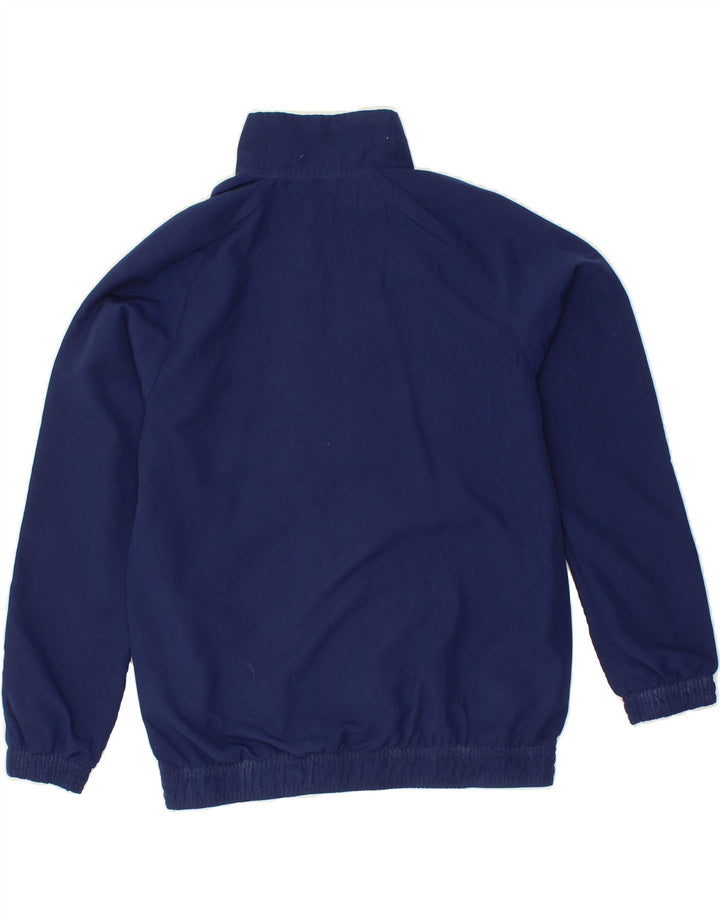 ADIDAS Boys Tracksuit Top Jacket 11-12 Years Navy Blue Polyester Vintage Adidas and Second-Hand Adidas from Messina Hembry 