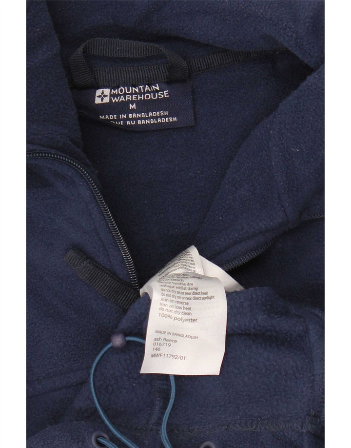 Mountain Warehouse Herre fleecejakke UK 38 Medium Navy Blue Polyester