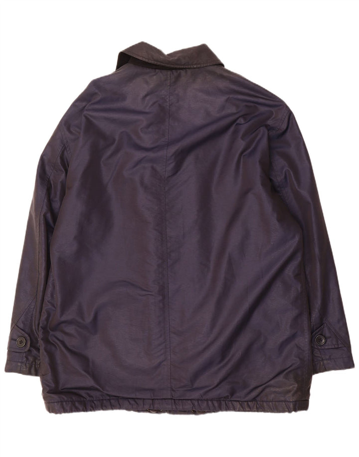 Hugo Boss Herre Windbreaker Jacket IT 54 2XL Navy Blue Nylon